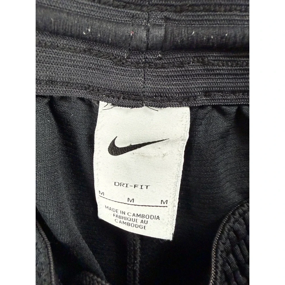 Nike Basketball Shorts Mens Medium Black Polyester Dri-FIT Athletic Gym Training